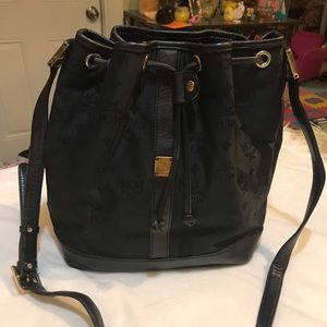AUTH MCM BUCKET BAG
